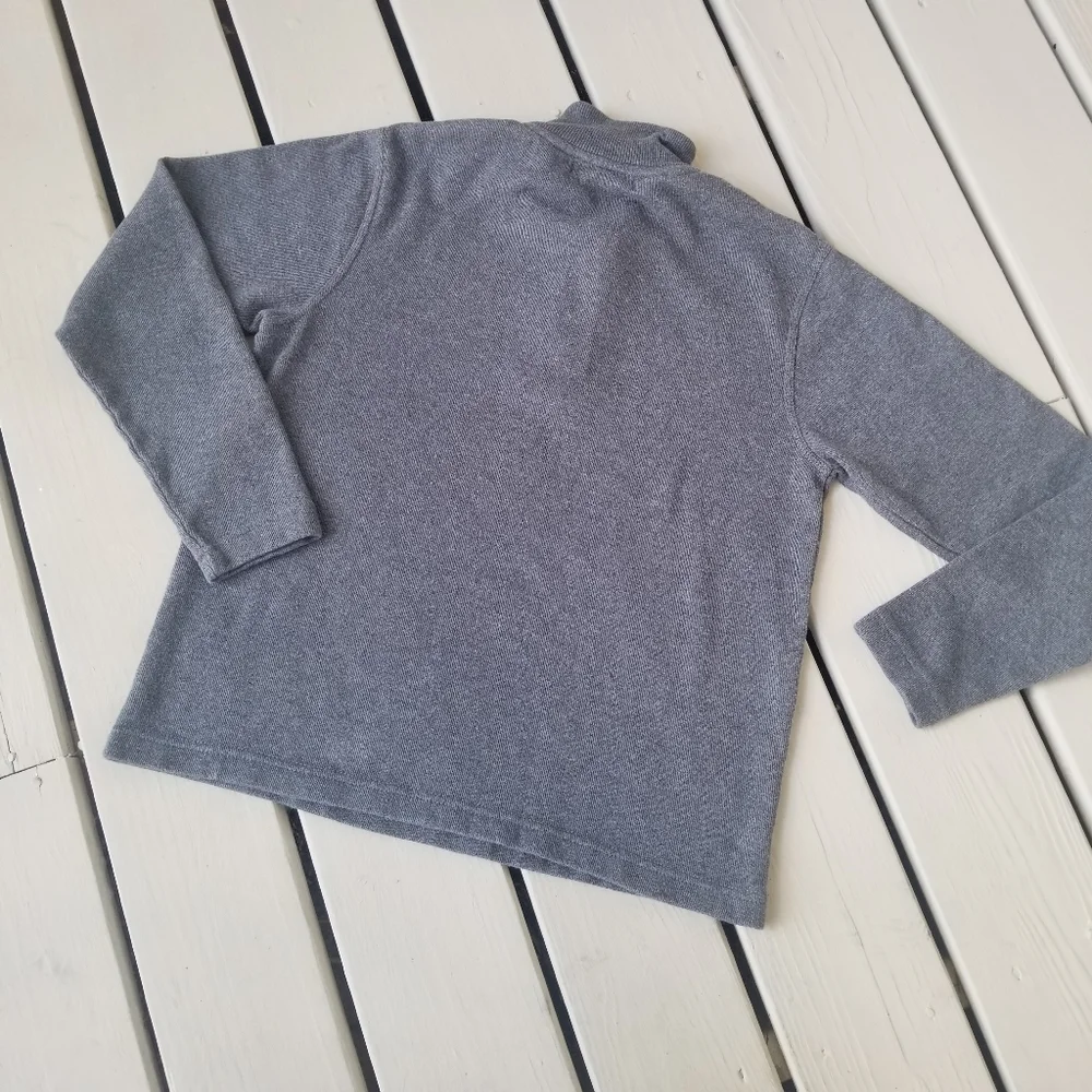 S Old Navy Gray 1/4 zip sweater
